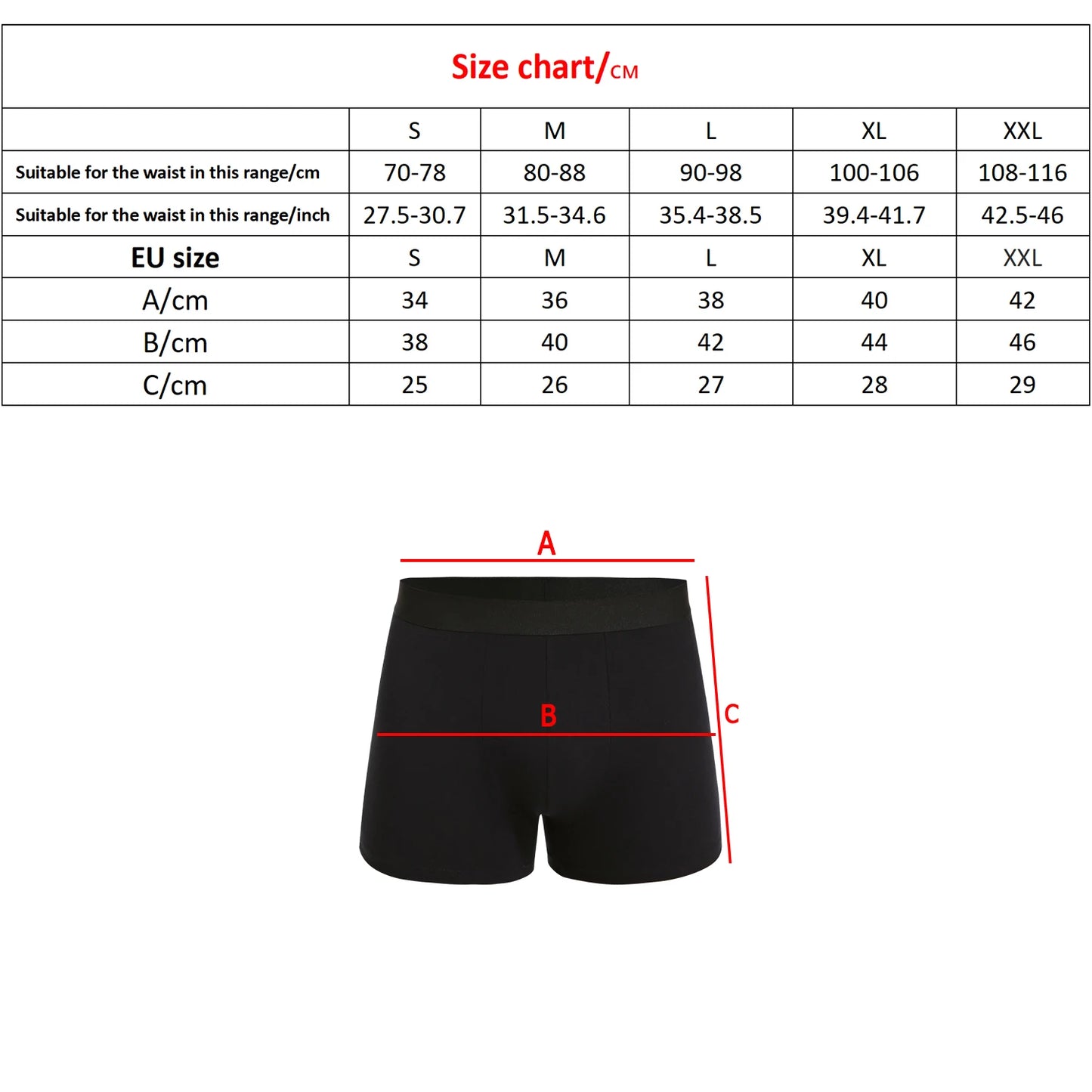 6-pack herr-boxershorts i bomull